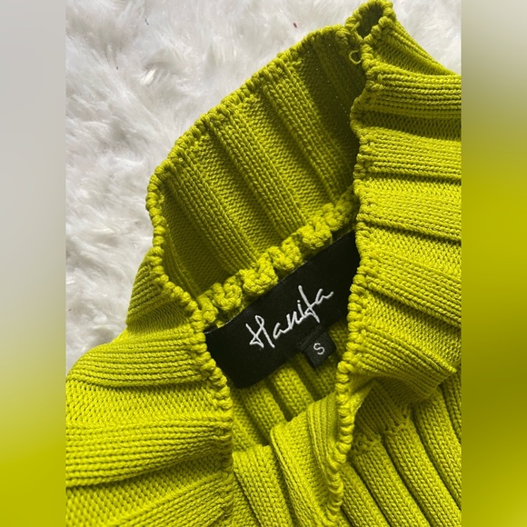 Hanifa Vibrant Green Long Sleeve Dress - Picture 5 of 5